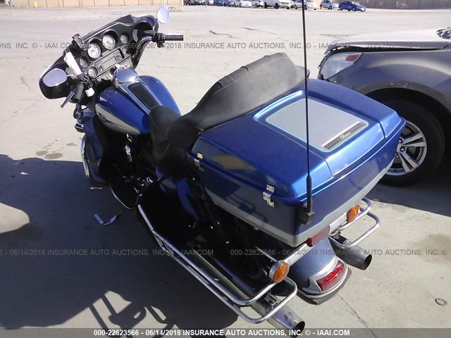 1HD1FF437AB623632 - 2010 HARLEY-DAVIDSON FLHTC BLUE photo 3