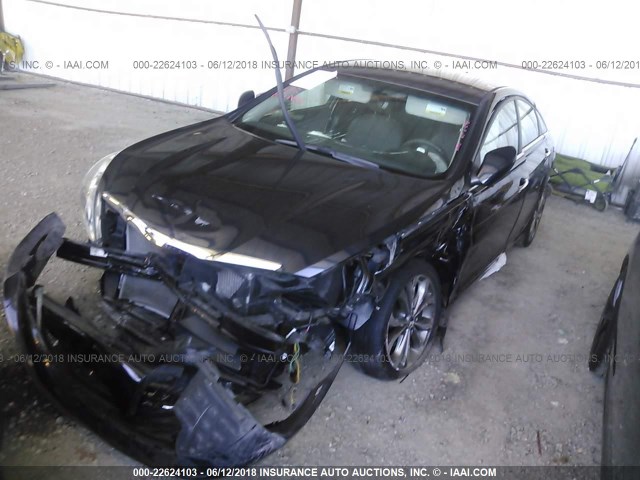 5NPEC4ABXDH741253 - 2013 HYUNDAI SONATA SE/LIMITED BLACK photo 2