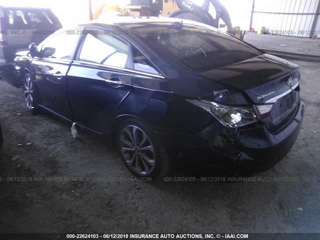 5NPEC4ABXDH741253 - 2013 HYUNDAI SONATA SE/LIMITED BLACK photo 3