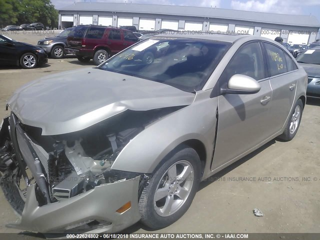 1G1PE5SB5G7116476 - 2016 CHEVROLET CRUZE LIMITED LT TAN photo 2