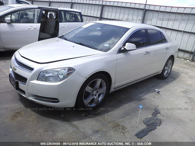 1G1ZC5E09CF227153 - 2012 CHEVROLET MALIBU 1LT 白色 照片 2