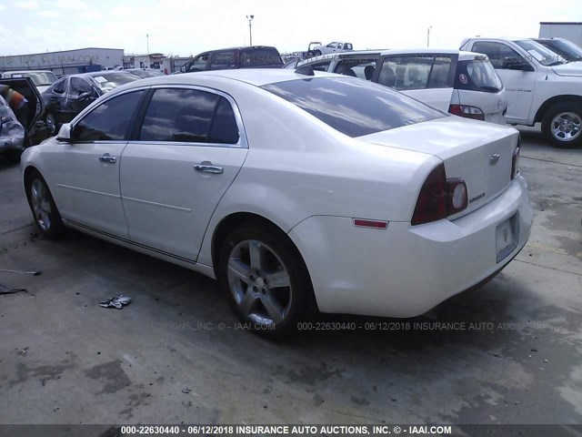 1G1ZC5E09CF227153 - 2012 CHEVROLET MALIBU 1LT 白色 照片 3