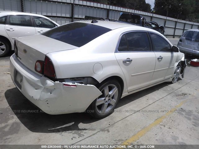 1G1ZC5E09CF227153 - 2012 CHEVROLET MALIBU 1LT 白色 照片 4
