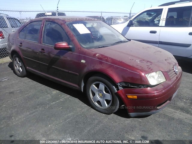 3VWSA29M3YM056558 - 2000 VOLKSWAGEN JETTA GLS RED photo 1