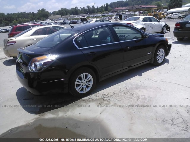 1N4CL2AP9AC148391 - 2010 NISSAN ALTIMA HYBRID BLACK photo 4