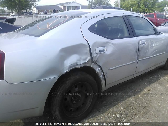 2B3KA43G87H755586 - 2007 DODGE CHARGER SE/SXT SILVER photo 6