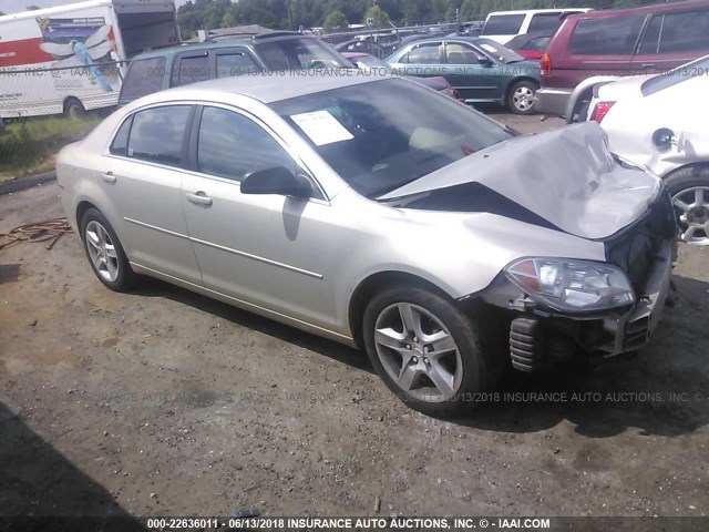 1G1ZB5EB1AF302591 - 2010 CHEVROLET MALIBU LS 棕色 照片 1