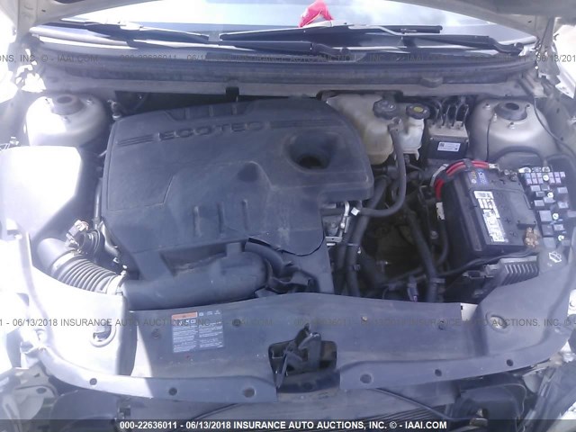 1G1ZB5EB1AF302591 - 2010 CHEVROLET MALIBU LS 棕色 照片 10