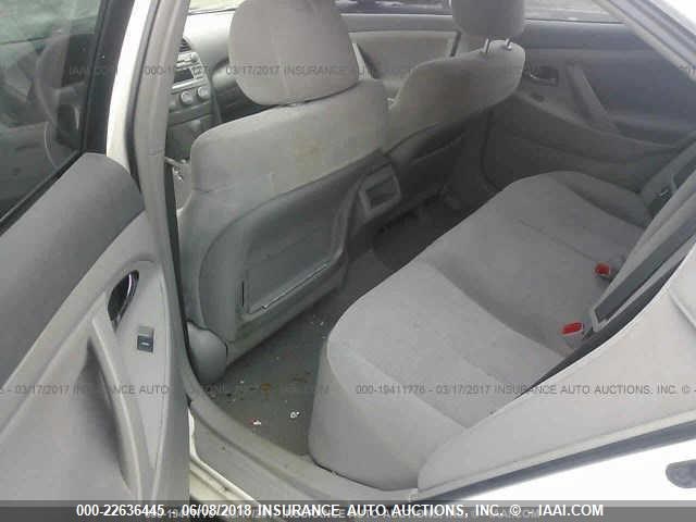 4T1BK3EK0AU608055 - 2010 TOYOTA CAMRY SE/LE/XLE WHITE photo 8