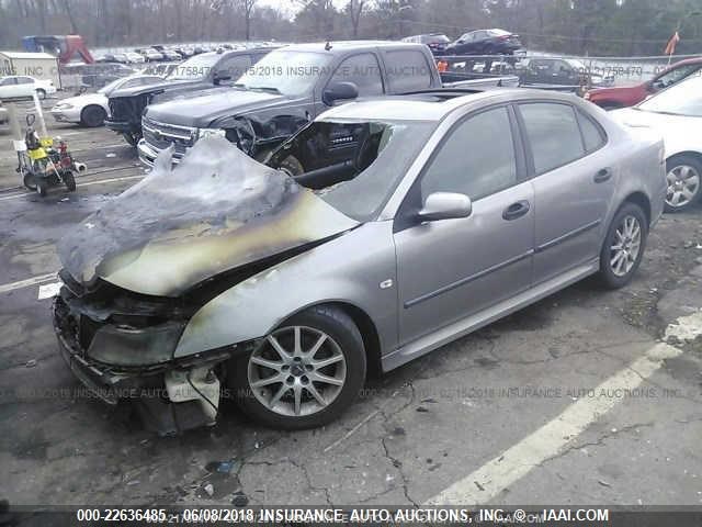 YS3FB49S231008754 - 2003 SAAB 9-3 LINEAR GRAY photo 2