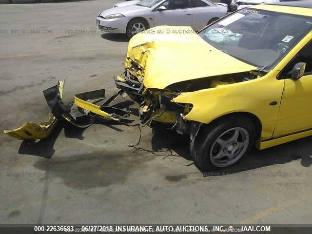 JA3AJ86E33U083762 - 2003 MITSUBISHI LANCER OZ RALLY YELLOW photo 6