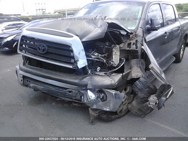 5TFDV54177X026678 - 2007 TOYOTA TUNDRA CREWMAX SR5 BROWN photo 6