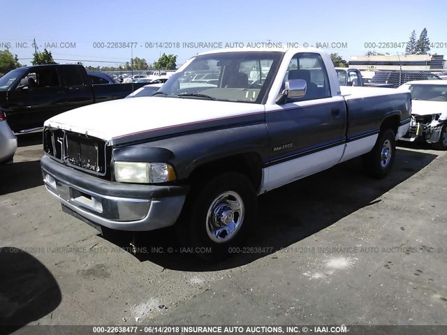 1B7JC26Z0RS559479 - 1994 DODGE RAM 2500 WHITE photo 2