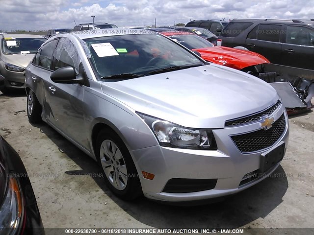 1G1PB5SH8E7361377 - 2014 CHEVROLET CRUZE LS SILVER photo 1