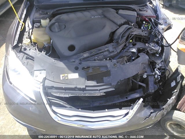 1C3CCBCG8EN176589 - 2014 CHRYSLER 200 LIMITED BLACK photo 10