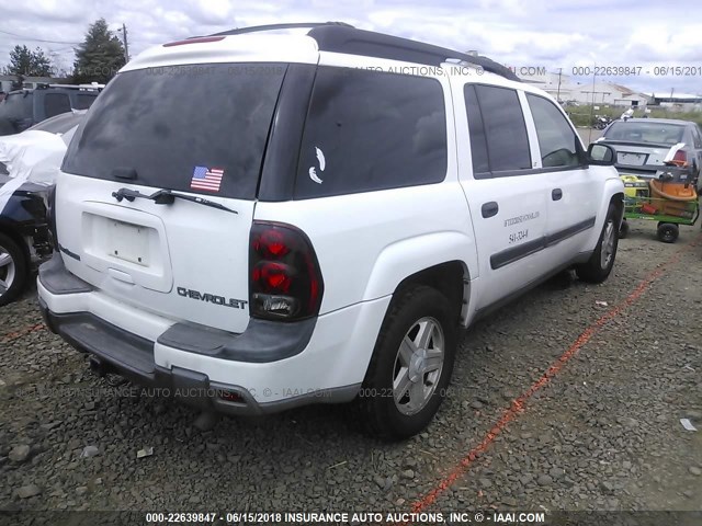 1GNET16SX26133965 - 2002 CHEVROLET TRAILBLAZER EXT WHITE photo 4