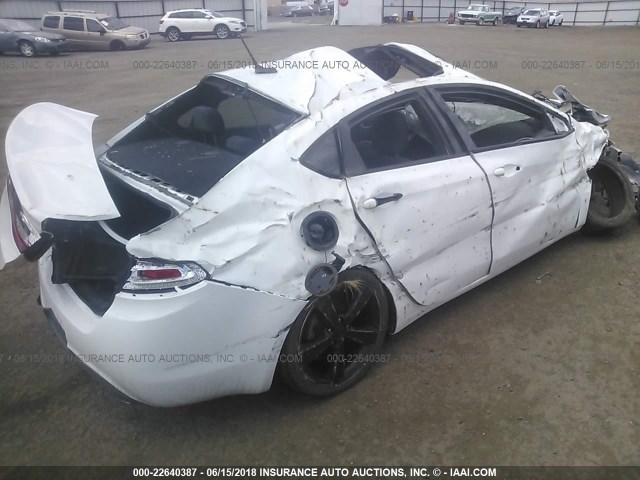 1C3CDFBB8FD253379 - 2015 DODGE DART SXT WHITE photo 4