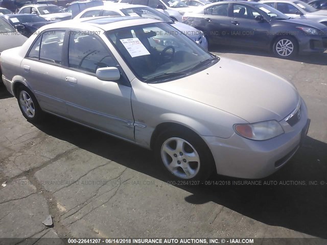 JM1BJ225310455503 - 2001 MAZDA PROTEGE LX/ES ოქროსფერი ფოტო 1