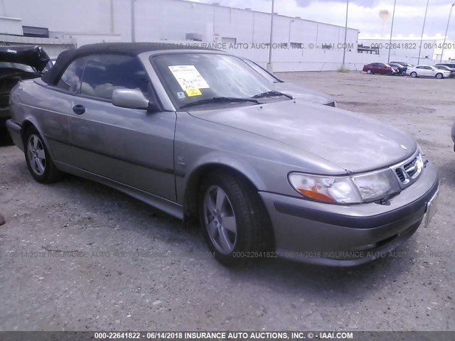 YS3DF78K537010445 - 2003 SAAB 9-3 SE SILVER photo 1