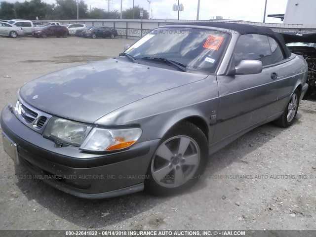 YS3DF78K537010445 - 2003 SAAB 9-3 SE SILVER photo 2