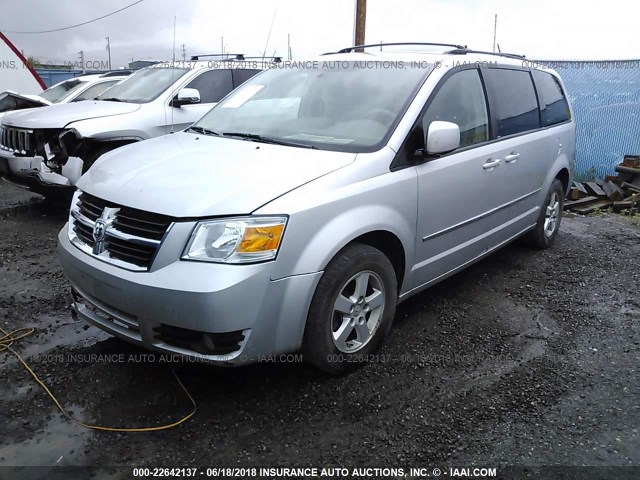 2D4RN5D17AR317955 - 2010 DODGE GRAND CARAVAN SXT GRAY photo 2