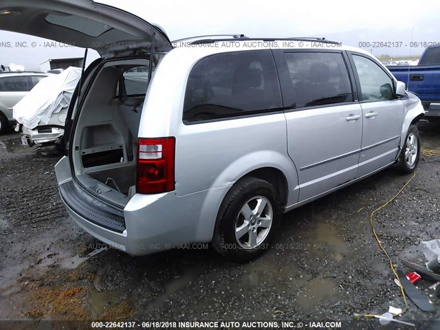 2D4RN5D17AR317955 - 2010 DODGE GRAND CARAVAN SXT GRAY photo 4