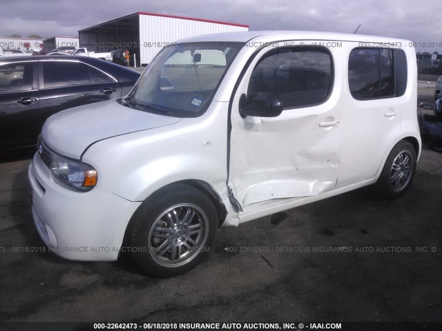 JN8AZ2KR2DT300553 - 2013 NISSAN CUBE S/SL WHITE photo 2