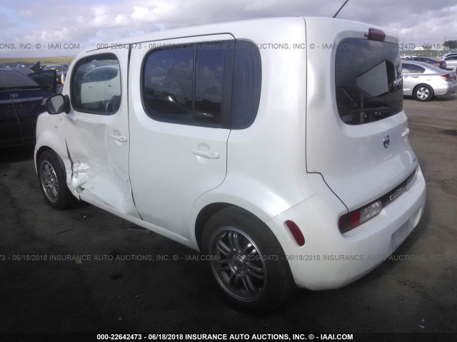 JN8AZ2KR2DT300553 - 2013 NISSAN CUBE S/SL WHITE photo 3