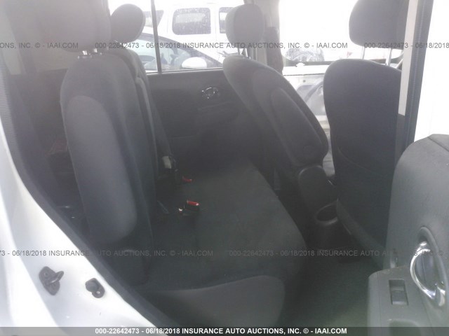 JN8AZ2KR2DT300553 - 2013 NISSAN CUBE S/SL WHITE photo 8