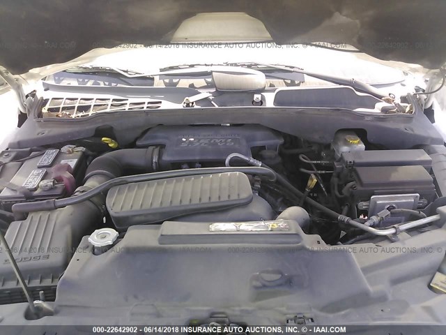 1D4HD58D64F212385 - 2004 DODGE DURANGO LIMITED WHITE photo 10