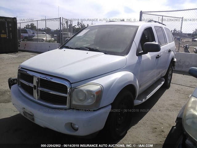 1D4HD58D64F212385 - 2004 DODGE DURANGO LIMITED WHITE photo 2