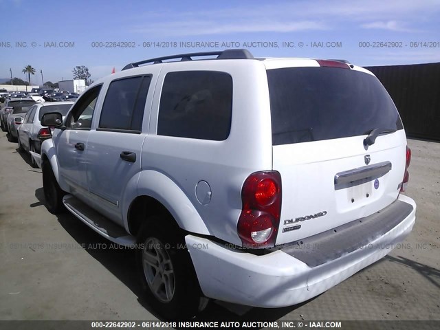 1D4HD58D64F212385 - 2004 DODGE DURANGO LIMITED WHITE photo 3