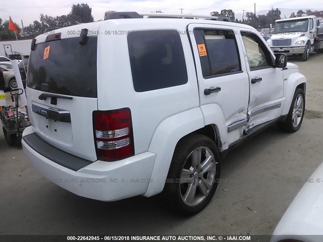 1C4PJLFK6CW216426 - 2012 JEEP LIBERTY JET WHITE photo 4