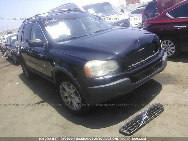 YV1CZ91H441123371 - 2004 VOLVO XC90 T6 BLACK photo 1