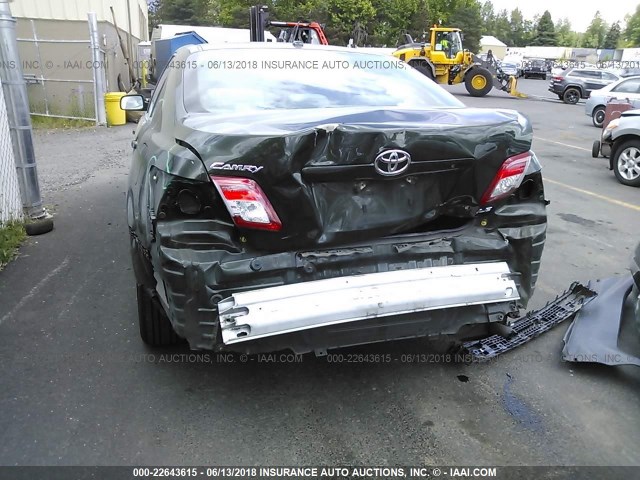 4T1BF3EK7BU634674 - 2011 TOYOTA CAMRY SE/LE/XLE GREEN photo 6