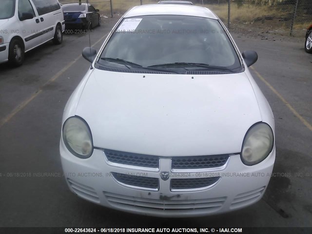 1B3ES26C33D111346 - 2003 DODGE NEON SE WHITE photo 6