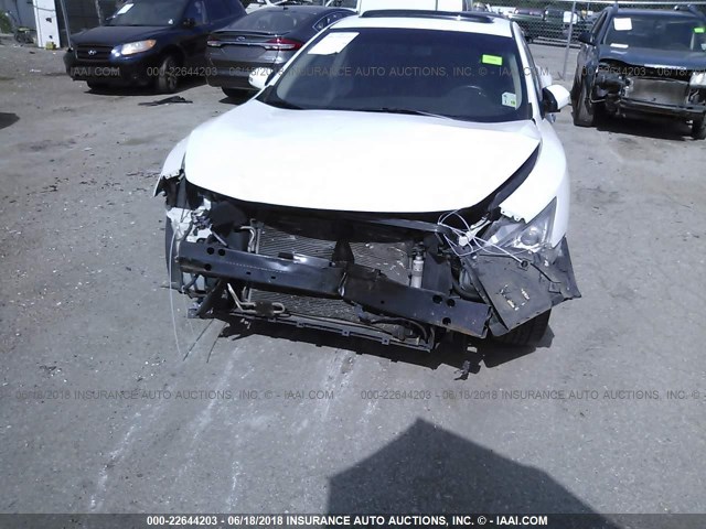 1N4AA5AP2DC805843 - 2013 NISSAN MAXIMA S/SV WHITE photo 6