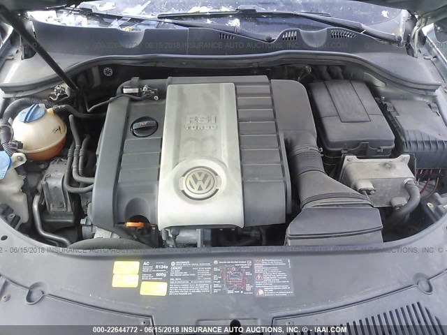 WVWAK73C96P123759 - 2006 VOLKSWAGEN PASSAT 2.0T/2.0T VALUE GREEN photo 10