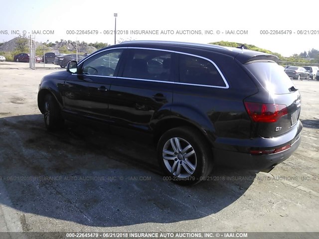 WA1AY74L59D017029 - 2009 AUDI Q7 3.6 QUATTRO BLACK photo 3