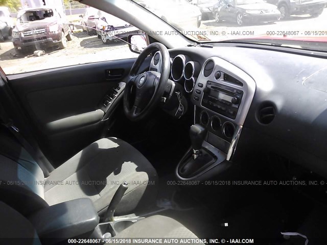 2T1KR32E47C668697 - 2007 TOYOTA COROLLA MATRIX XR RED photo 5