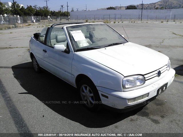 3VWBB81E3WM802217 - 1998 VOLKSWAGEN CABRIO GLS WHITE photo 1