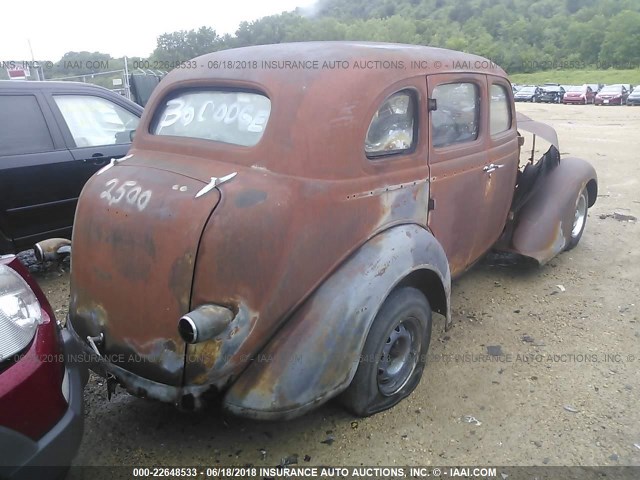 4258591 - 1936 DODGE 4 DOOR SEDAN  BROWN photo 4