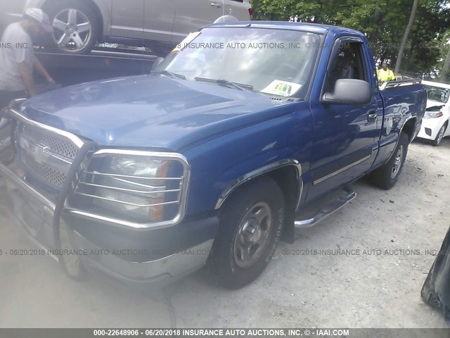 1GCEC14V13Z304589 - 2003 CHEVROLET SILVERADO C1500 BLUE photo 2