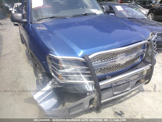 1GCEC14V13Z304589 - 2003 CHEVROLET SILVERADO C1500 BLUE photo 6