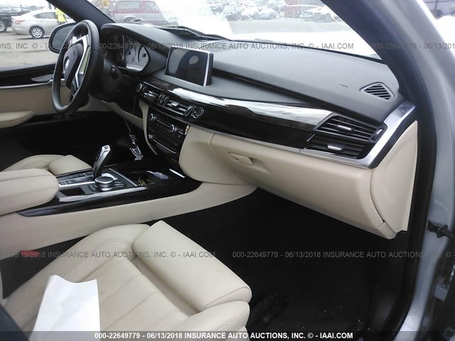 5UXKR0C34H0X82740 - 2017 BMW X5 XDRIVE35I Gümüş foto 5