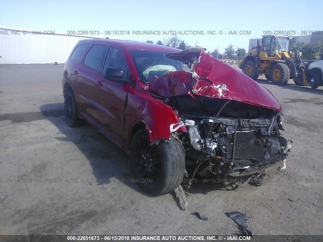 1C4RDHAG2FC201251 - 2015 DODGE DURANGO SXT RED photo 1