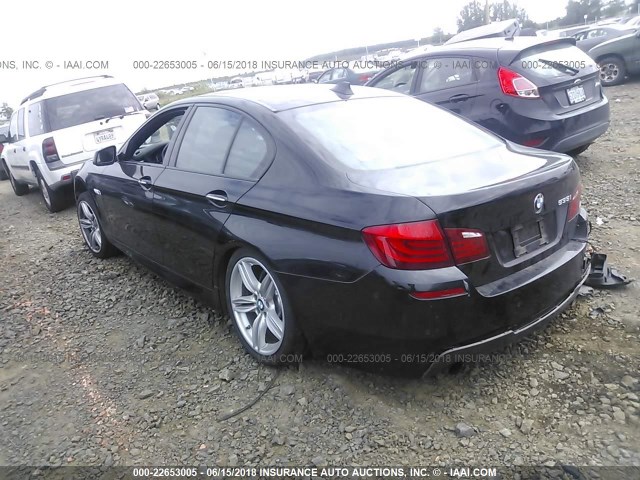 WBAFR7C58BC803511 - 2011 BMW 535 I BLACK photo 3