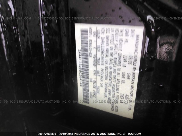 1N4AL11D96C264544 - 2006 NISSAN ALTIMA S/SL BLACK photo 9