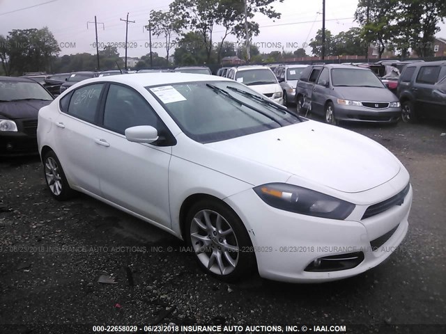 1C3CDFBA4DD338921 - 2013 DODGE DART SXT WHITE photo 1