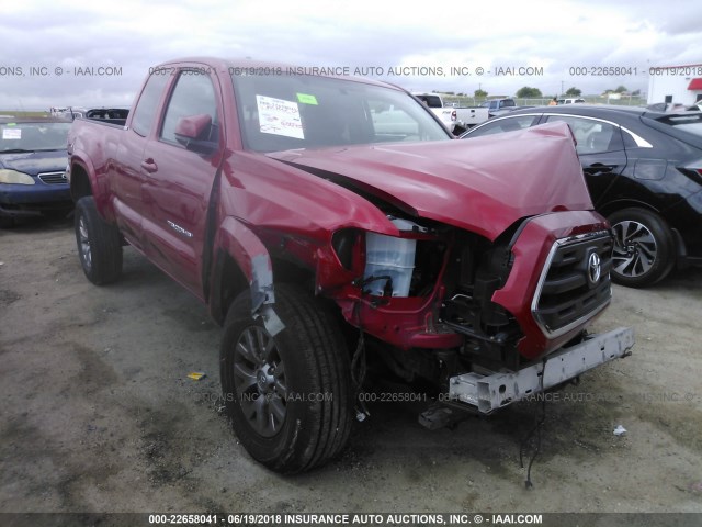 5TFRX5GNXGX061732 - 2016 TOYOTA TACOMA ACCESS CAB/SR/SR5 RED photo 1